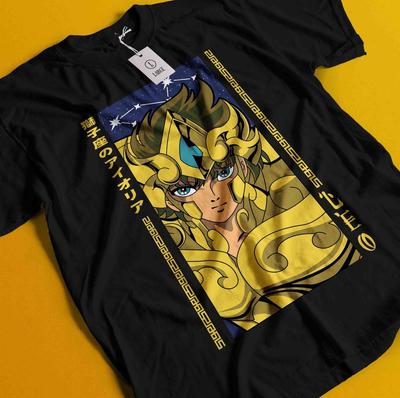 Футболка Saint Seiya Рыцари Зодиака Икки Аниме Манга Графическая футболка Унисекс