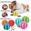 5cm for Pet ProductsNatural Rubber Pet Dog Toys Dog Chew Toys Tooth Cleaning Treat Ball Extra-tough Interactive Elasticity Ball