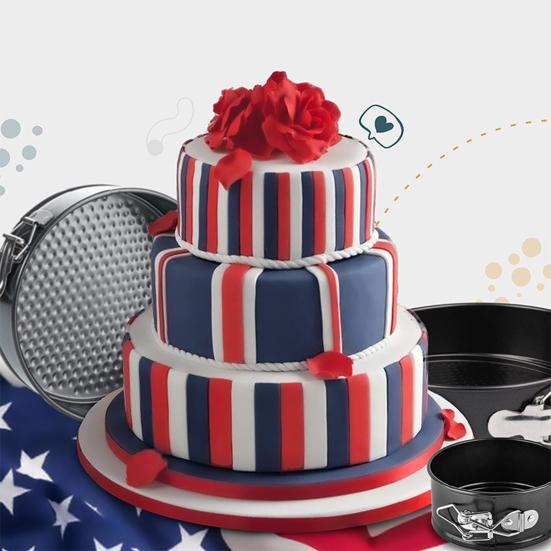 Антипригарная форма для торта со съемным дном, сотовая текстура, круглая форма для выпечки