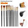 12Pcs/Set Acrylic Materials Painting Brush Set Multi-functional Drawing Supplies