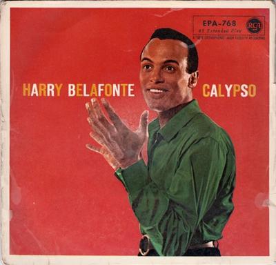 7-дюймовая пластинка HARRY BELAFONTE Calypso EPA768 RCA VICTOR 1956 Германия Регги Ска Даб Б/у