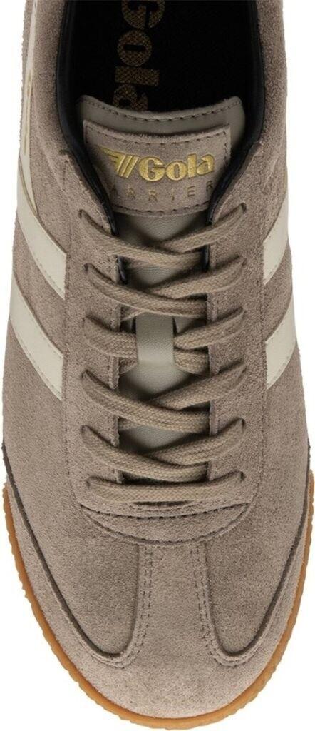 Кроссовки Gola Harrier Suede (CMA192) коричневый носорог/белый/мариновый/желтый/темно-синий