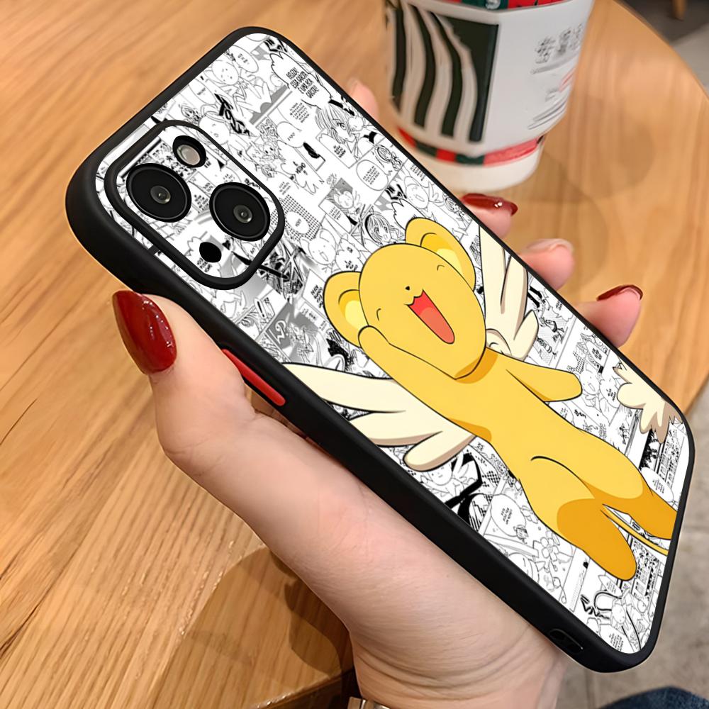 Чехол для телефона Cardcaptor Sakura для iPhone 17 16 15 Pro Max 14 Pro 1613 11 12 Mini Xs Xr Plus Se Матовая задняя крышка