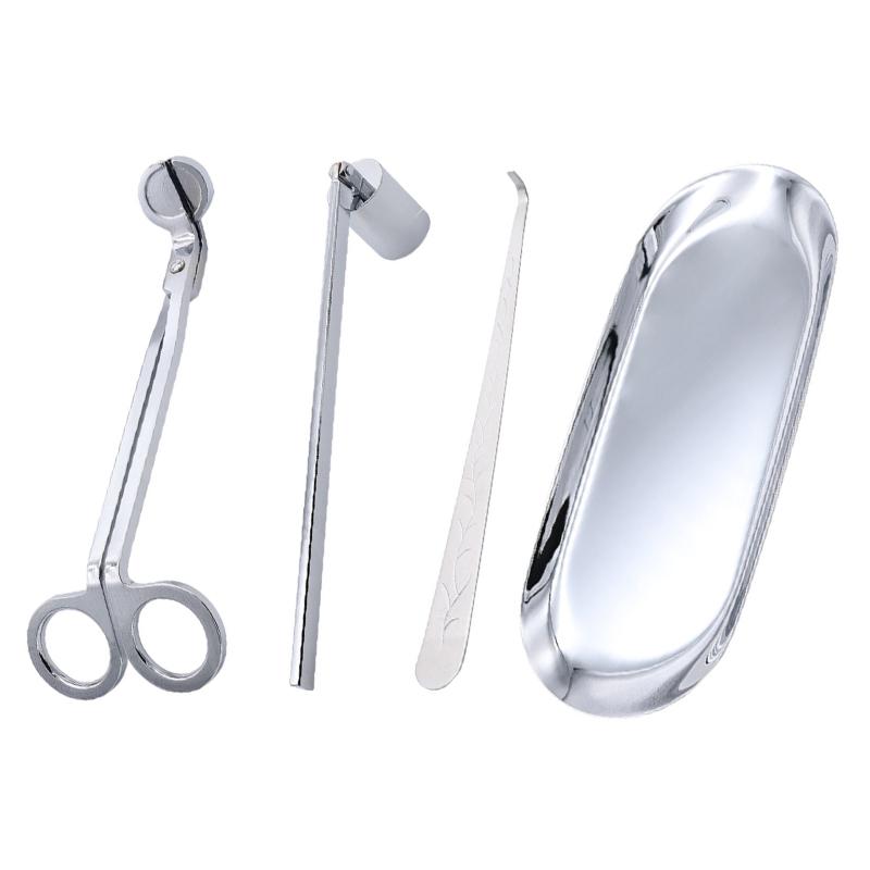 3/4 шт. Подавитель свечей, цельный инструмент, бытовые ножницы для ароматерапии, крючок для подавителя свечей, поднос, инструмент для резки свечей