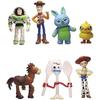 Set of 7 Mini Toy Story Figures for Birthday Cake Toppers, Cute Cake Topper Set, Includes Woody, Jessie, Rex, Buzz Lightyear, and More