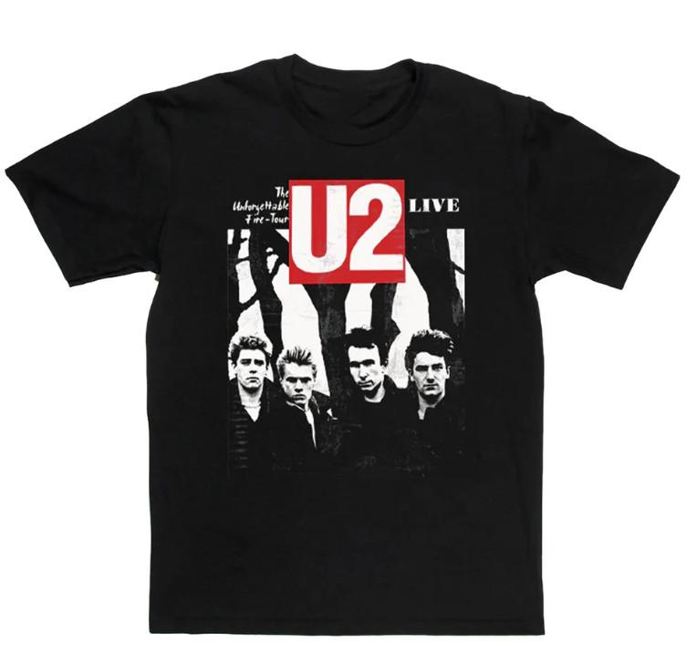 Модная футболка U2 Band Размеры от S до 5XL Унисекс Подарок для фаната