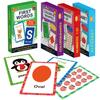 50/54Pcs Montessori Words Alphabet Flash Cards Early Educational Learning Interactive Toy Preschool Toys For Kids Birthday Gifts