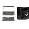 For BMW 3 Series E90 E92 2005-2012 - 3D Carbon Fiber Rear Air Outlet Storage Box Trim, Self-Adhesive Anti-Scratch Sporty