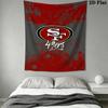 San Francisco 49Ers Wall Tapestry Aesthetic Wall Hanging Printed Fabric Blanket Decorative Tapestries for Bedroom Living Room Home Decor