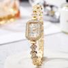 Fahion Watches Crystal Bracelet Fashion Versatile Diamond Inlaid Ladies Small Steel Band Quartz Watch