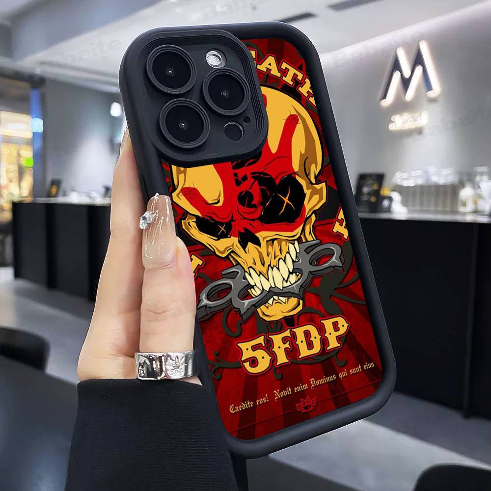 Popular Band F-Five Finger Death Punch Phone Case For IPhone 17 16 15 14 13 Pro Max Plus 12 11 Cover