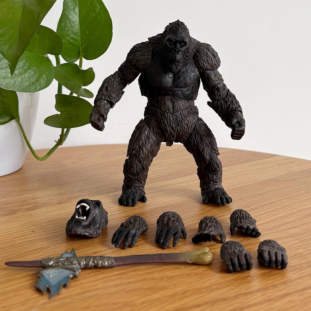 SHF 2021 KING KONG Gorilla Action Figure Collection Model Toy Gift Articulated Joints Moveable Vinyl Figurine Doll