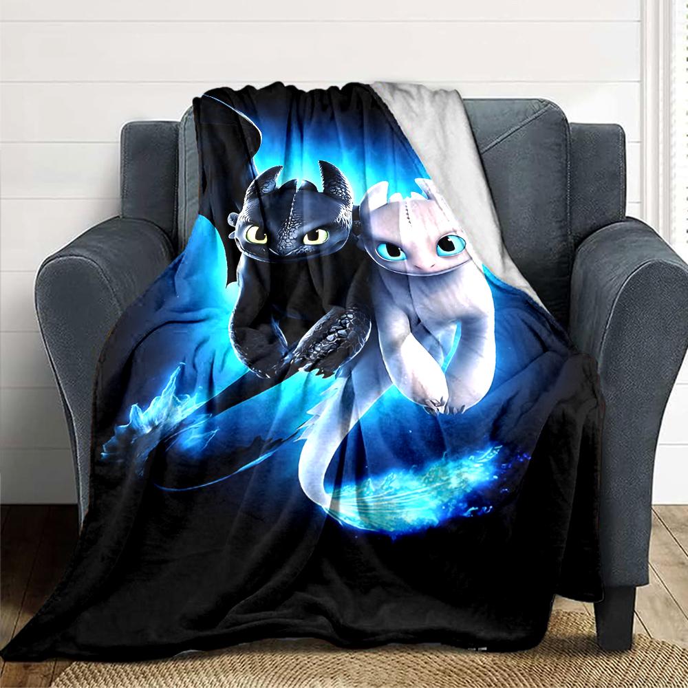 Dragon Companions Blanket Soft Throw Blanket For Home Bedroom Bed Sofa Travel Office Solid Christmas Blanket