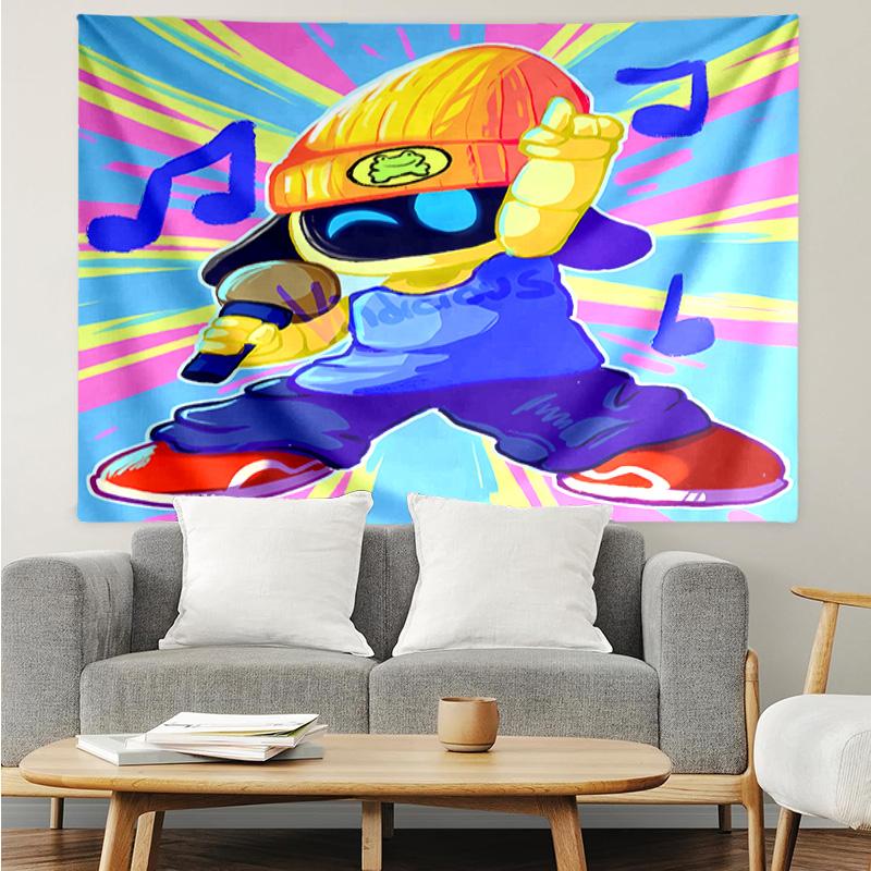 Astro Bot3 Tapestry for Bedroom Aesthetic Classroom Tapestries Wall Hanging for Living Room Dorm Office,Ideal Creative Gift
