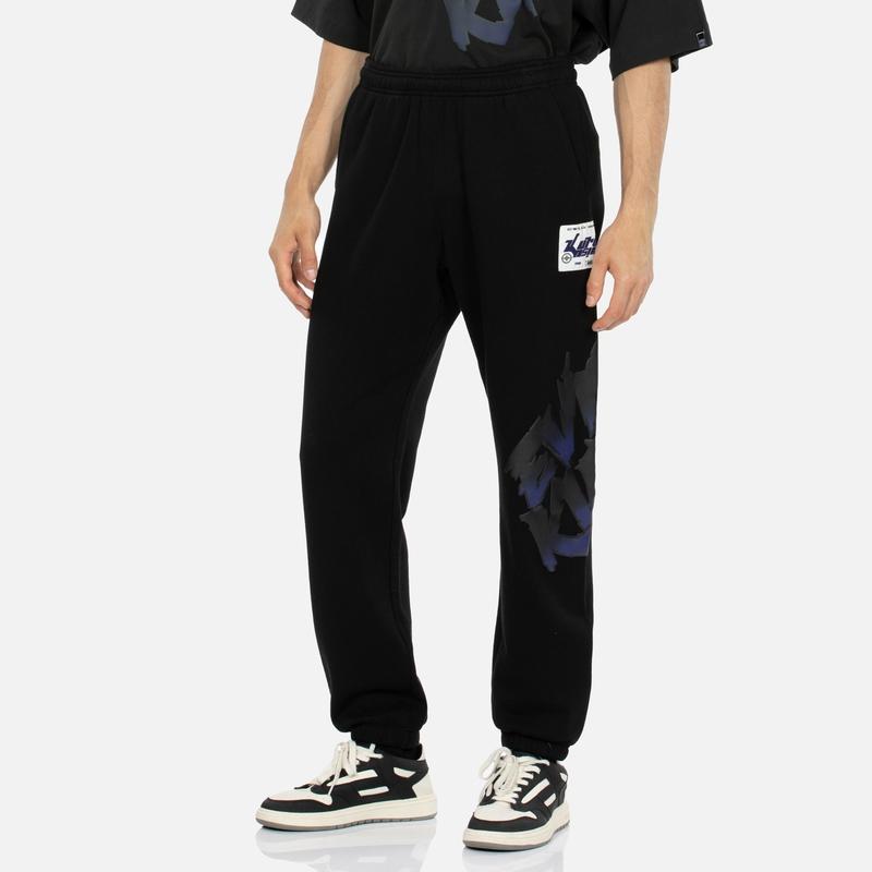 Fukushin Evisu Осень/Зима 23 Градиентный Принт Логотипа Широкие Спортивные Брюки Повседневные Брюки Мужские брюки 2EAGNM3SP5245OSCT