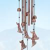 Yousheng Animal Wind Chime металлический ветровый колокольчик для собак или кошек, подвесной ветровый колокольчик для улицы, дома, комнаты, балкона, сада, декор