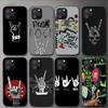 Punk Rock Phone Case For Iphone 11 12 Mini 13 14 Pro Xs Max X 8 7 6s Plus 5 Se Xr Shell