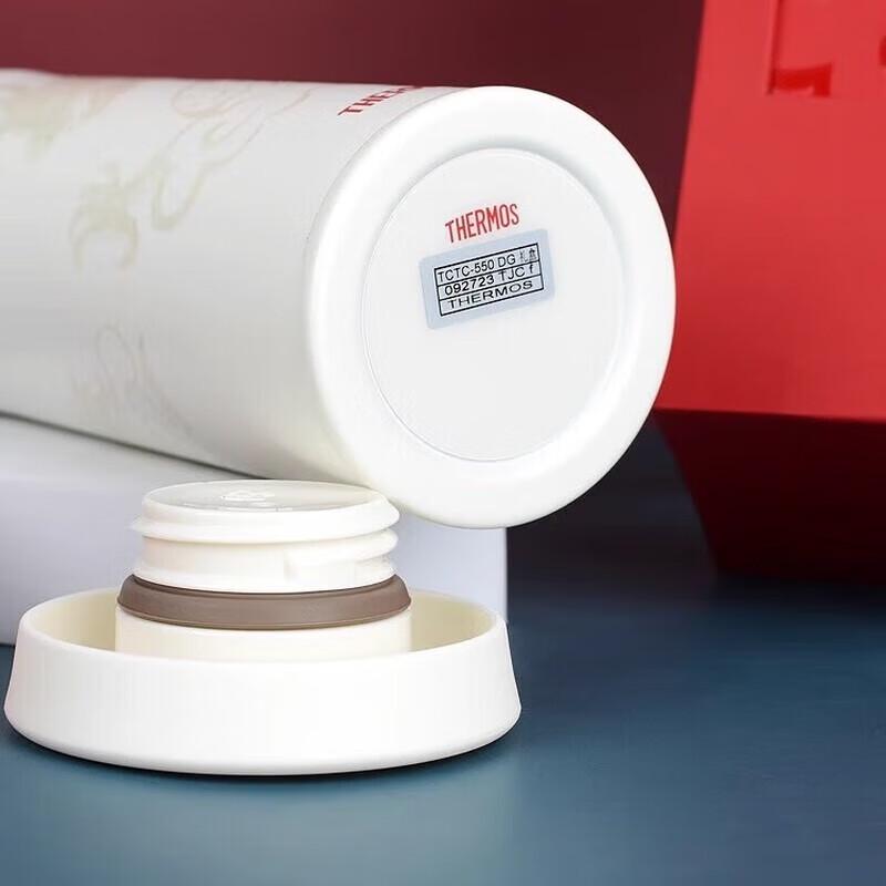 Thermos TCTC-550 Титановая вакуумная кружка для чая с рисунком дракона