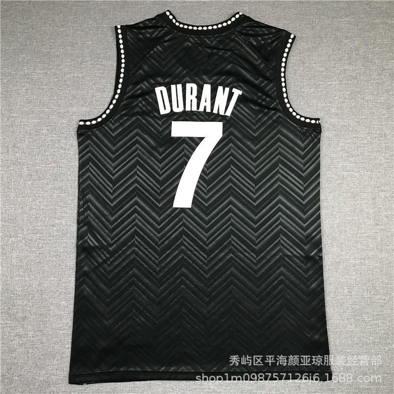 Embroidered Brooklyn Nets 7 Kevin Durant Basketball Jersey Men Women Sportswear Breathable Bamboo Charcoal Fiber