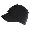 Fashionable Women's Messy Bun Beanie With Soft Stretch Knit For Winter Comfort