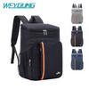 Oxford Cloth Double Shoulder Insulated Cooler Backpack for Picnic and Takeaway Delivery