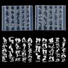 Силиконовые формы для нейл-арта с бантами 3D Множество кружевных бантов-лент Форма для салонного маникюра DIY Профессиональное украшение для ногтей