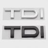 3D ABS Black TFSI Logo TDI TT Car Trunk Emblem Badge For A3 A4 A5 A6 A7 A8 Q2 Q3 Q5 Q7 Q8 TFSI TDI Sticker Accessories