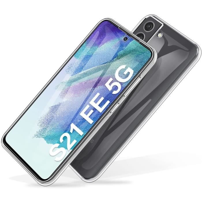 Чехол для Samsung S21 FE 5G - Чехол-кейс 360 Полностью Прозрачный 2 Части Передняя Задняя Вставляющийся Phonillico®