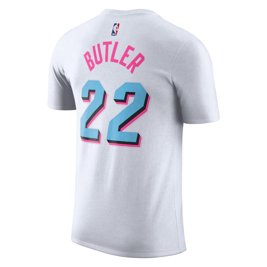 Nike Мужская футболка NBA Miami Heat Essential Джимми Батлер 22 Белая IB5348-100