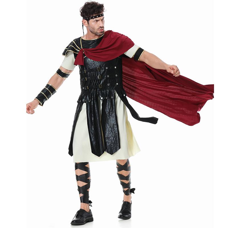 New medieval knight suit, Spartan warrior cosplay performance costume, Roman gladiator costume, stage performance costume