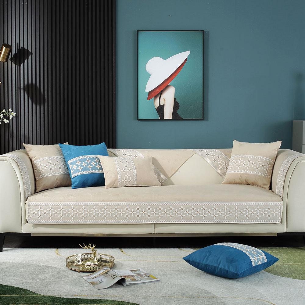 Современная простая диванная подушка Four Seasons, универсальная скандинавская нескользящая подушка для дивана, чехол для дивана, чехол