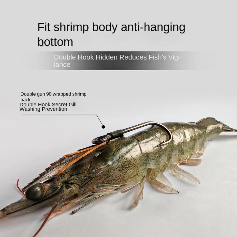 5 шт. Двойной крючок Крючок из высокоуглеродистой стали для ловли рыбы Вэки Без травы Червь Рыболовный крючок Морская рыбалка