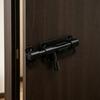 Дверной засов без сверления из стали 304, раздвижной, для обеспечения конфиденциальности, с поддержкой для крепления на винтах, для внутренних входных зон дома