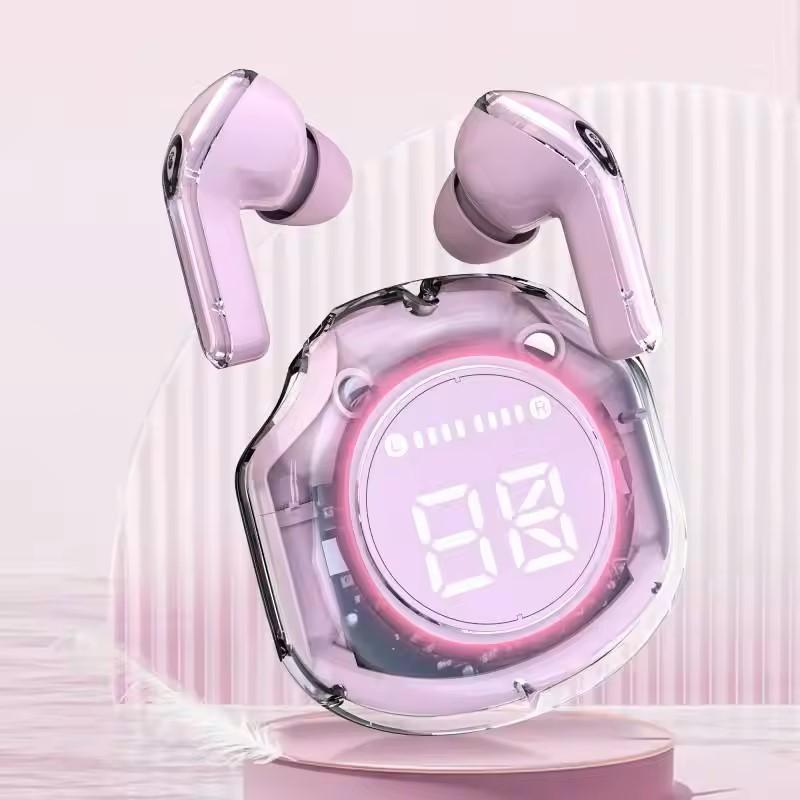 T8 PRO Tws Bluetooth Наушники Прозрачные с LED Цифровым Дисплеем Беспроводные Внутриканальные Наушники Для Xiaomi Huawei iPhone Наушник