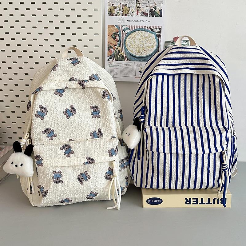 Модный рюкзак Лето Новый Женский Рюкзак для Старшей Школы и Старших Классов Большой Вместимости Студенческий Рюкзак Корейская Версия Высокой Ценности Повседневный Рюкзак.