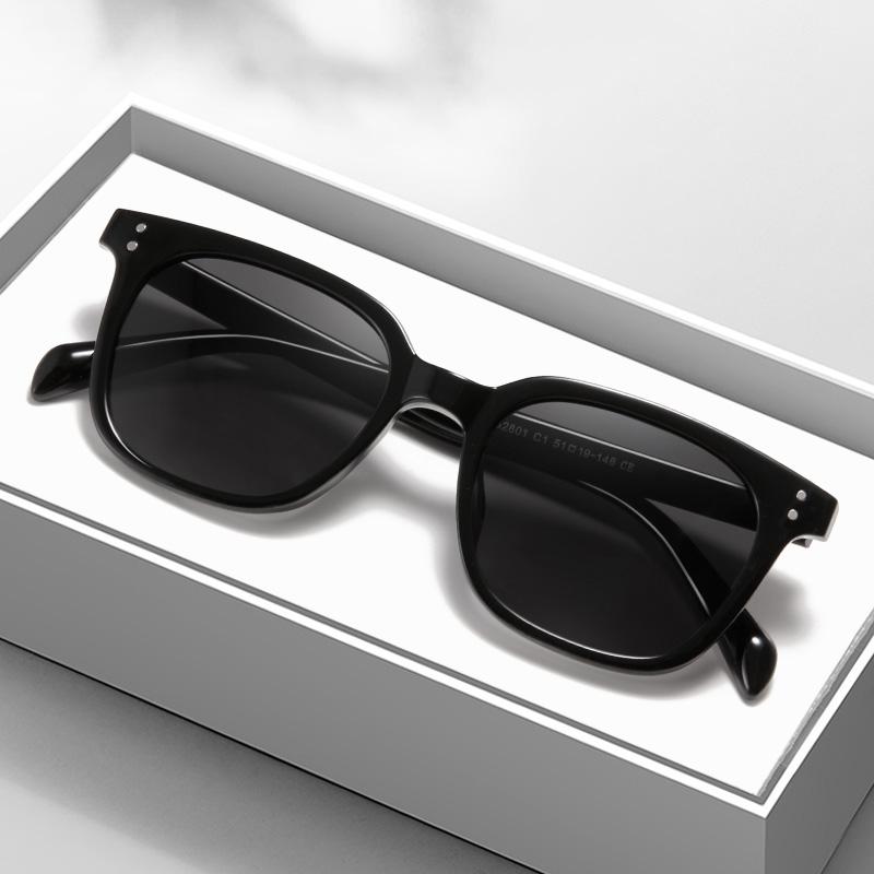 Outdoor Sunshade Anti-Glare Square Nearsighted Sunglasses With Diopters Uv400 Shortsighted Prescription Eyewear -0.5 -0.75 To -6