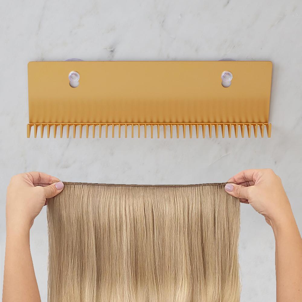 ARLANY Stainless Steel Hair Extension Hanger Hair Display Holder for Salons Organizer Rack for Weft, Clip-In, Tape-In Extensions