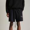 Fear of God Essentials Тяжелые Флисовые Футбольные Шорты Черные Мужские Низ 160HO244310F