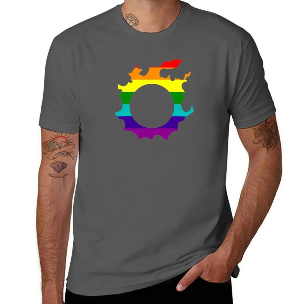 Футболка FFXIV Pride футболки графическая футболка винтажная одежда в стиле аниме баскетбольные графические футболки мужская футболка для тренировок