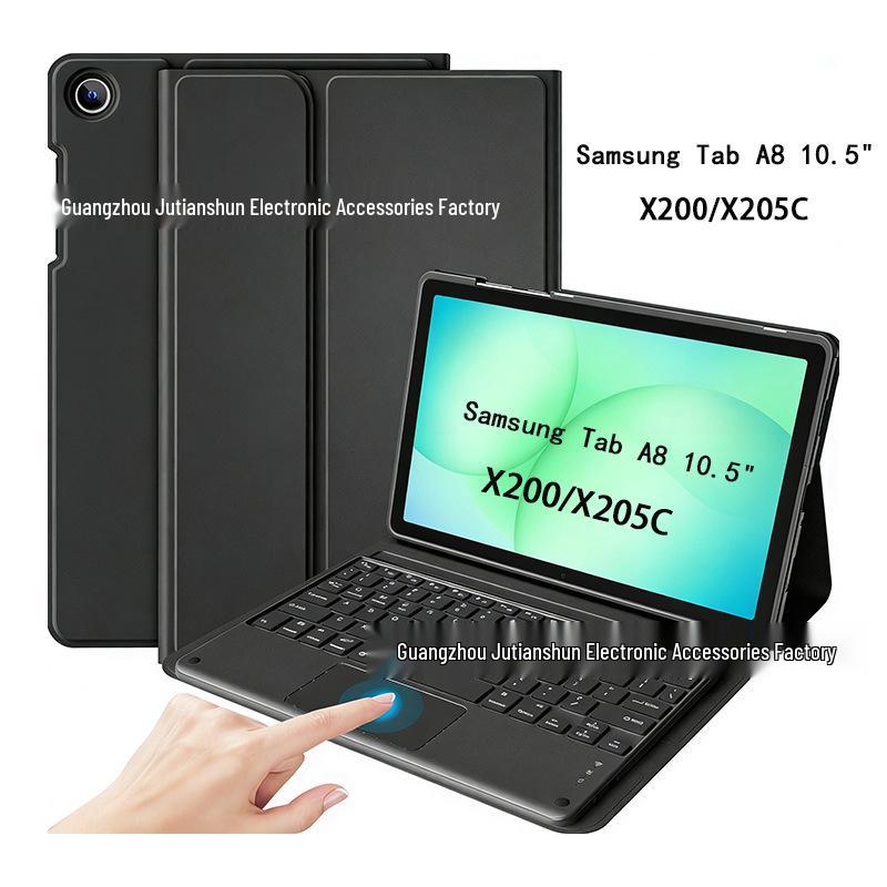 Чехол-клавиатура Bluetooth для планшета Samsung A8 X200 - Съемный мягкий силиконовый чехол 10,5"