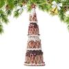 Mini Christmas Tree Decorative Miniature Christmas Tree Candy Cake Shaped Artificial Christmas Tree For Home Tabletop Decor