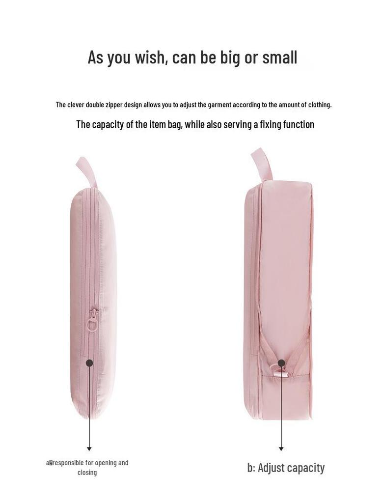 Portable Travel Dispenser & Storage Bag - Laundry & Luggage Organizer (Large) M