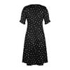 Beach Dresses For Women Spring Summer Elegant Wrap V Neck Floral Boho Dress Flowy Ruched Hawaiian Maxi Dress