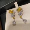Sace Gems Классические серьги с цирконом из медного сплава для женщин, подарки на свадьбу