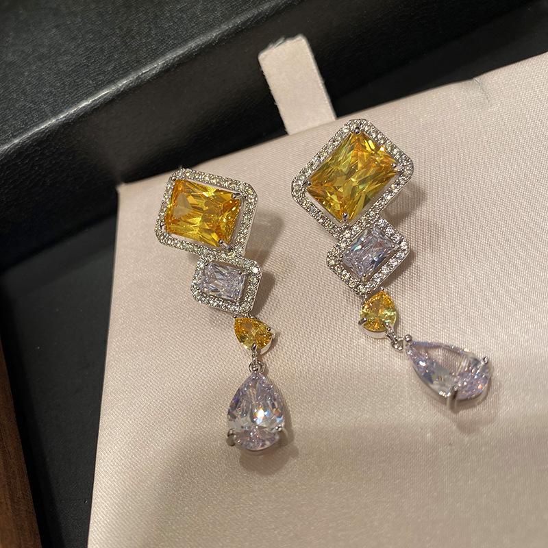 Sace Gems Классические серьги с цирконом из медного сплава для женщин, подарки на свадьбу