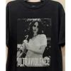 Lana Del Rey Album Tshirt Lana Del Rey Pattern Unisex Tshirt Summer New Retro Casual Unisex Fashion Y2K Tshirt