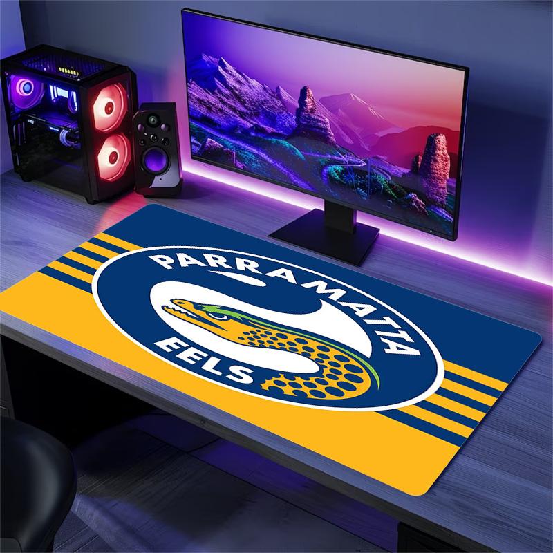 Parramatta Eels Print Cushion Non-slip Laptop Tablet Big Mousepad XXL Mat Mini PC Playmat With Lock edge