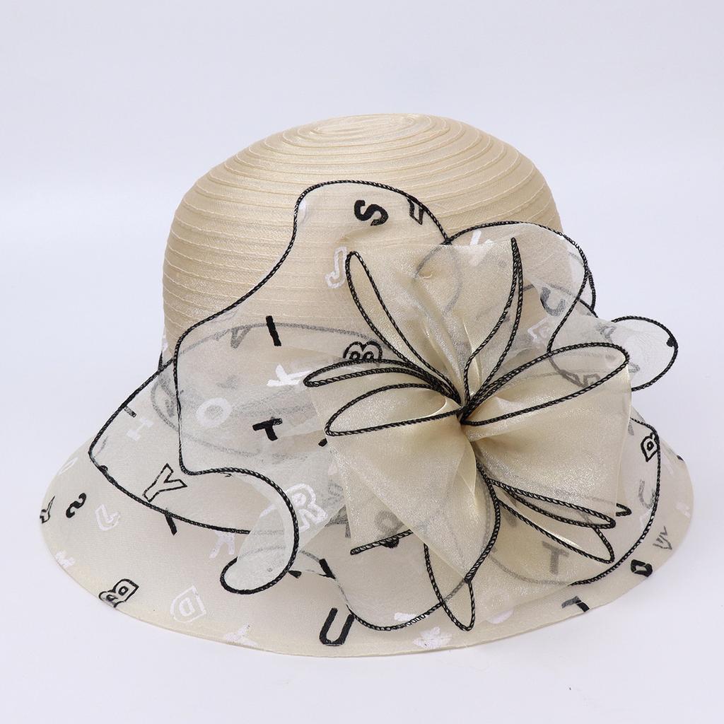New sun hat ladies sun hat elegant mother hat travel sun protection hat bucket hat UV protection hat