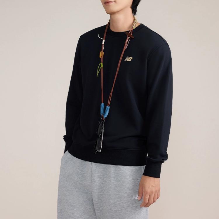 New Balance Толстовка мужская черная AMT43369-BK