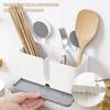 Bathroom Rack Faucet Storage Toothbrush Holder Toothbrush Shaver Organizer Hanging Toothbrush Toothpaste